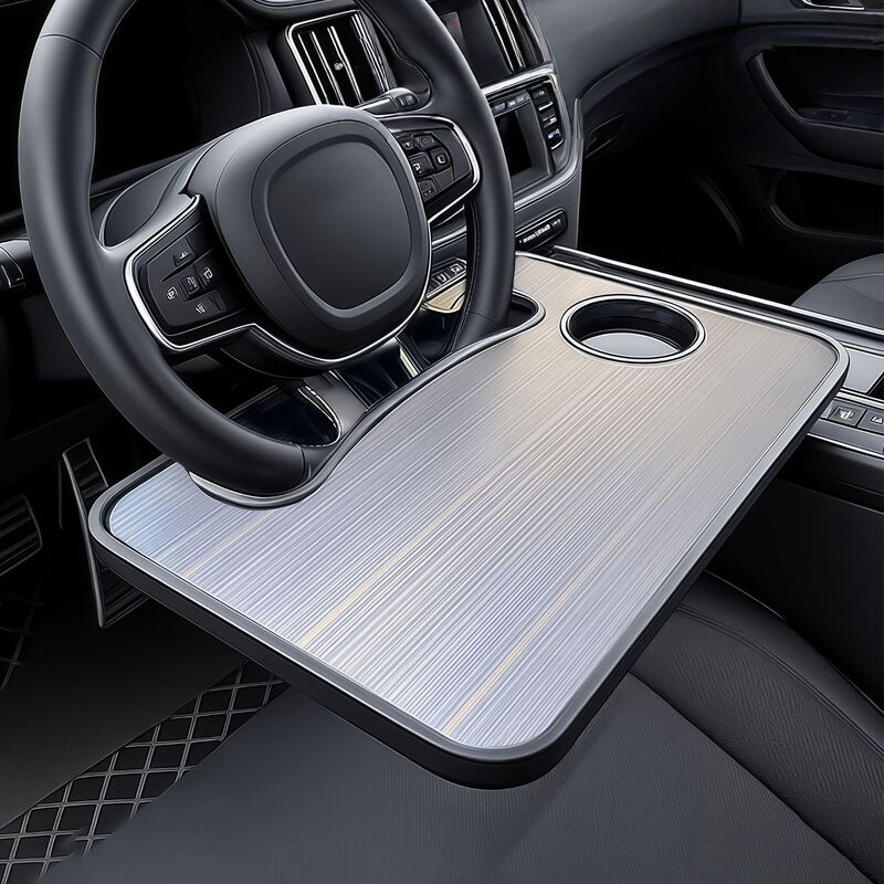 Multifunctional Car Dinner Plate Steering Wheel Laptop Bracket Car Dinner Plate Storage Rack Car Computer Desk Tray