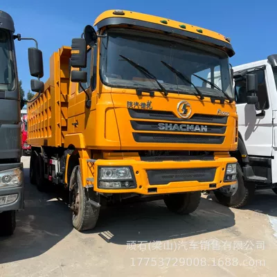 Used Delong Dump Trucks Exported to Africa, Eight-Wheel Transport Dump Trucks, Used Cargo Trucks, Engineering Vehicles