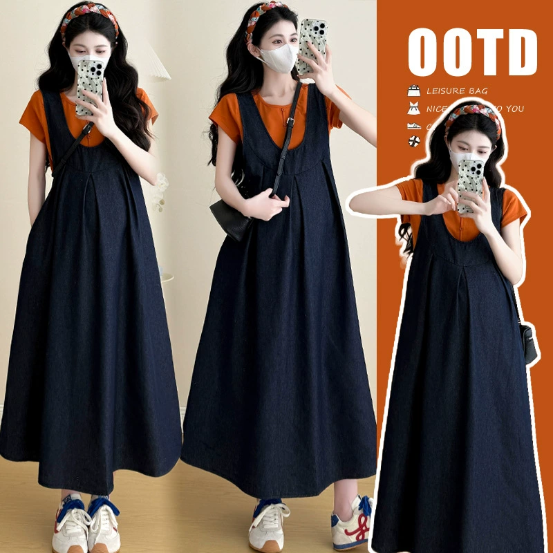 Жилет для беременных платье из двух частей