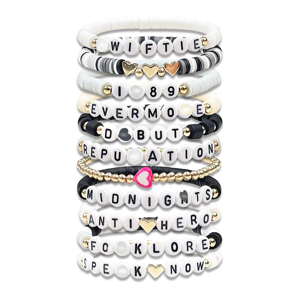 Taylor Swift pulsera carta Rosa amistad pulsera amante valeroso anti-héroe 1989 reputación