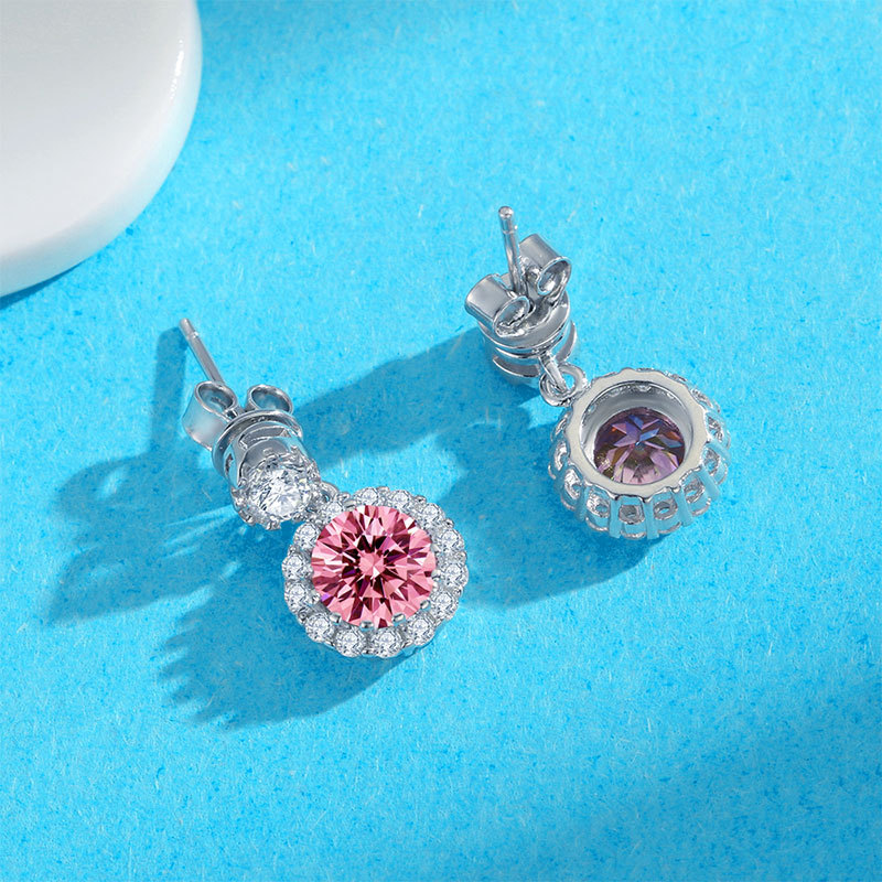 1+1캐럿 핑크 모이사나이트