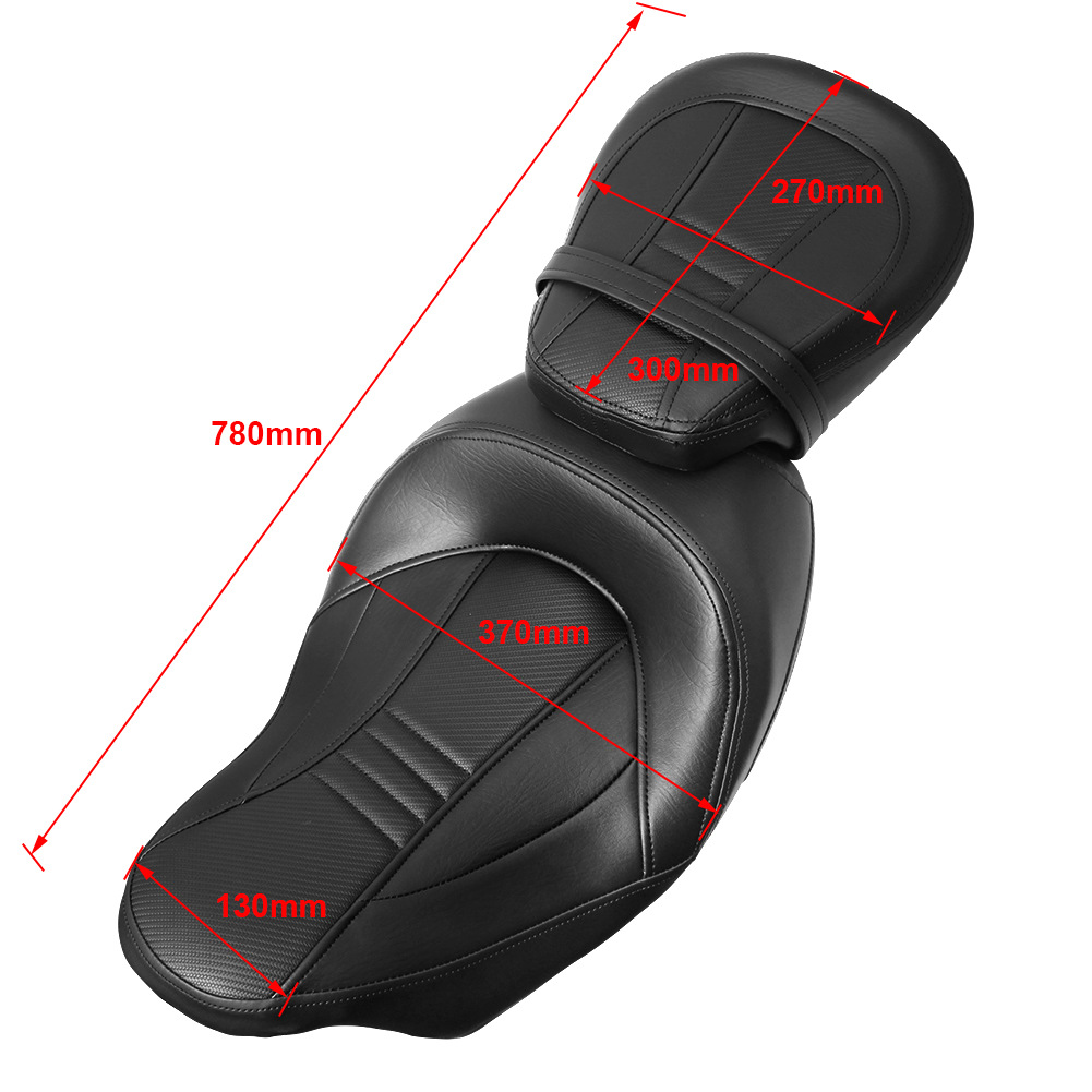 Applicable to Harley CVO Street Highway Gliding Road Wang Shuangdeng Gliding Modified Front and Rear Cushion Seat 09-21