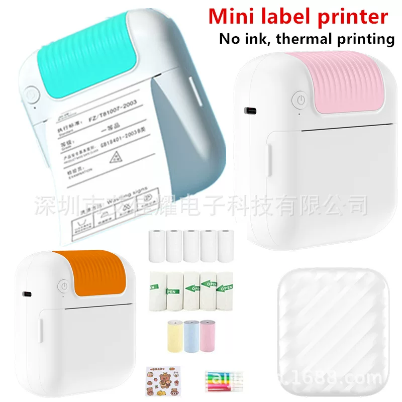 (Cross-border trading), small wireless printer for students, photo, new collection, bluetooth