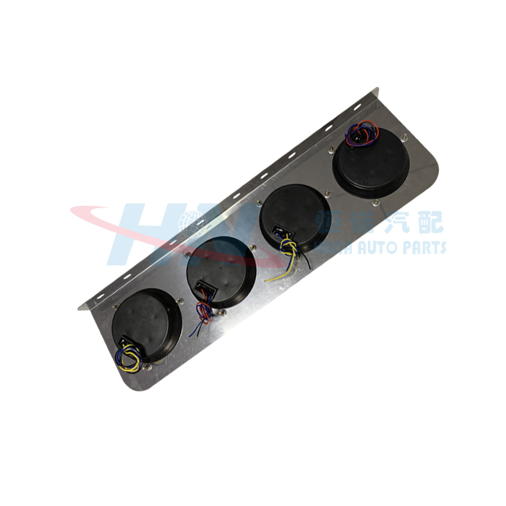 24V MEDIADOS DE-set remolque Grande Cuatro ronda LED luz trasera de freno luz de flash camión cuádruple combinación luz trasera