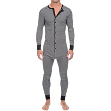 W 44521 Striped Bodysuit Pajamas ��������˯�� �羳ŷ��