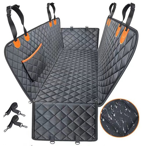 Pet supplies Dog travel car rear seat anti-scratch bite mat 600D Oxford cloth waterproof cat car mat