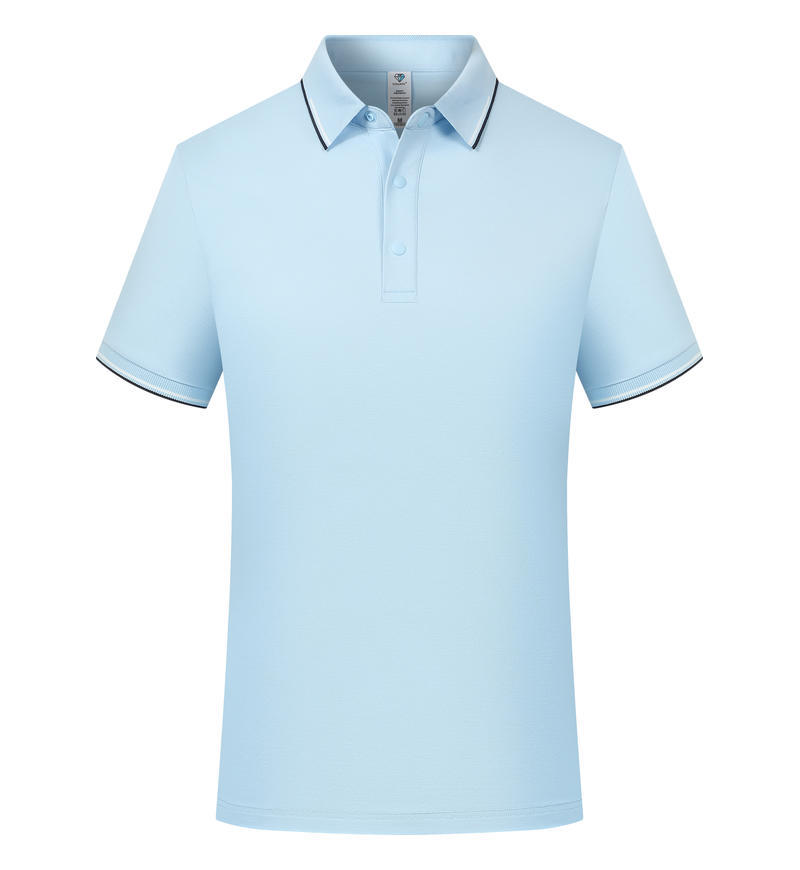 Camiseta polo personalizada de tamaño transfronterizo camiseta de trabajo camiseta cultural bordada logotipo revestido vestido de trabajo de manga corta personalizado