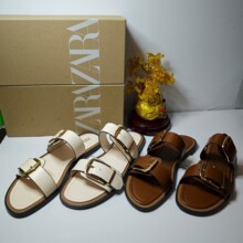 ZA 2025���＾��Ʒ�¿������Ƥ����ƽ��һ��¶ֺɳ������Ь