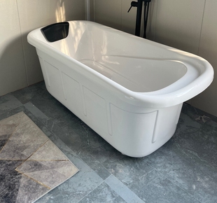 Small-Sized Bathtub, Installation-Free, Removable Mini Bathtub for Adults, Home, Elderly, B&B, Acrylic, Independent, Free Shipping