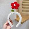 Demi-season cute children's headband for face washing, non-slip bangs, hairpins, 2023 collection