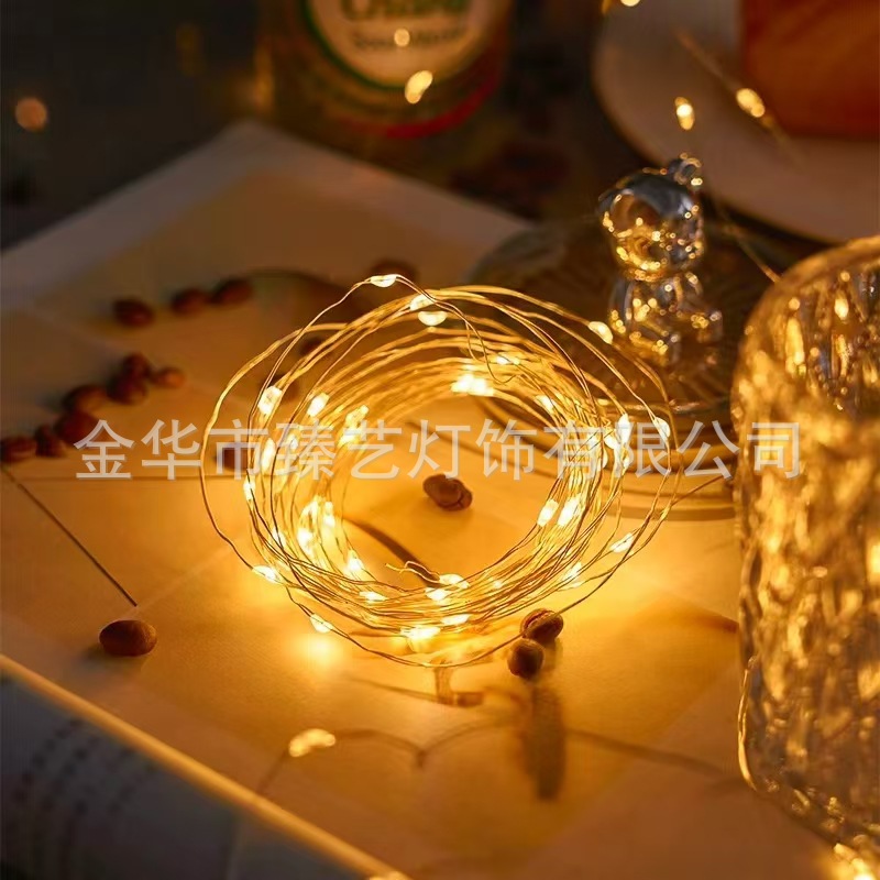 2.2m lights (single package with three levels of flashing warm white)