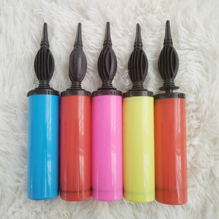 Factory direct manual inflatable balloon arrangement pump party push balloon plastic pump wholesale