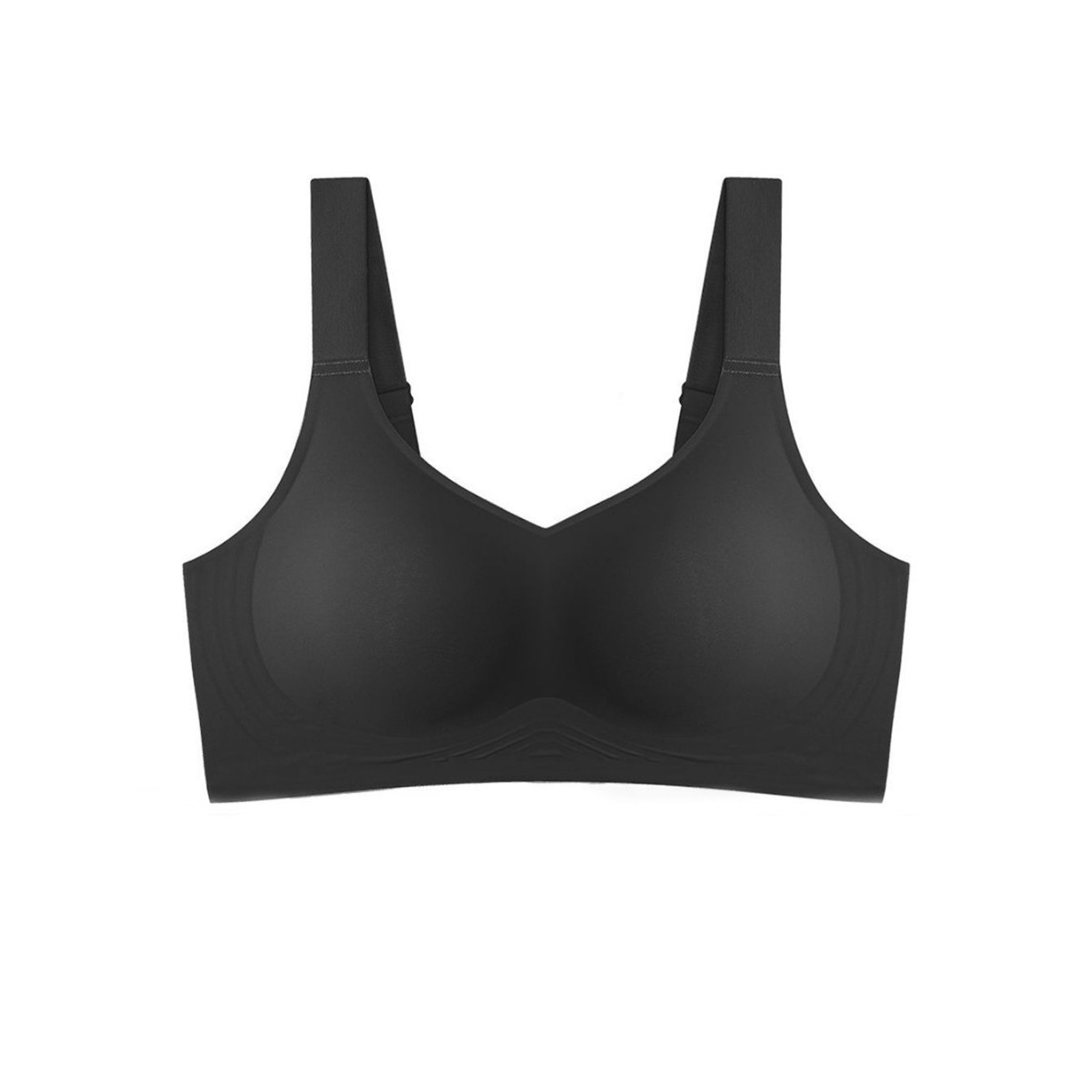 Sujetador deportivo popular transfronterizo con soporte suave para bustos grandes, inalámbrico, antideslizante, sin costuras, ajustable, que hace que los bustos grandes se vean más pequeños.