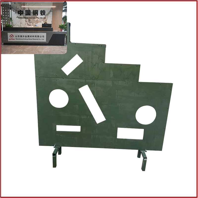 供应FD79防弹钢板激光切割 加工枪靶头靶胸靶起倒靶 正品现货