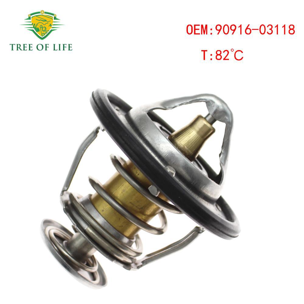 90916 - 03118 Aplicable al termostato del motor Toyota Helix 82 °C