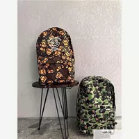 Рюкзак BAPE BABY MILO классическая печать обезьяны, повседневный легкий карман, стандартного размера