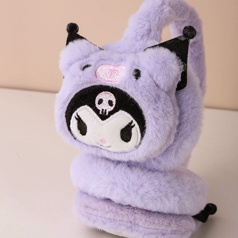 Sanrio, winter keep warm children's headphones, cartoon cute earmuffs, demi-season bag
