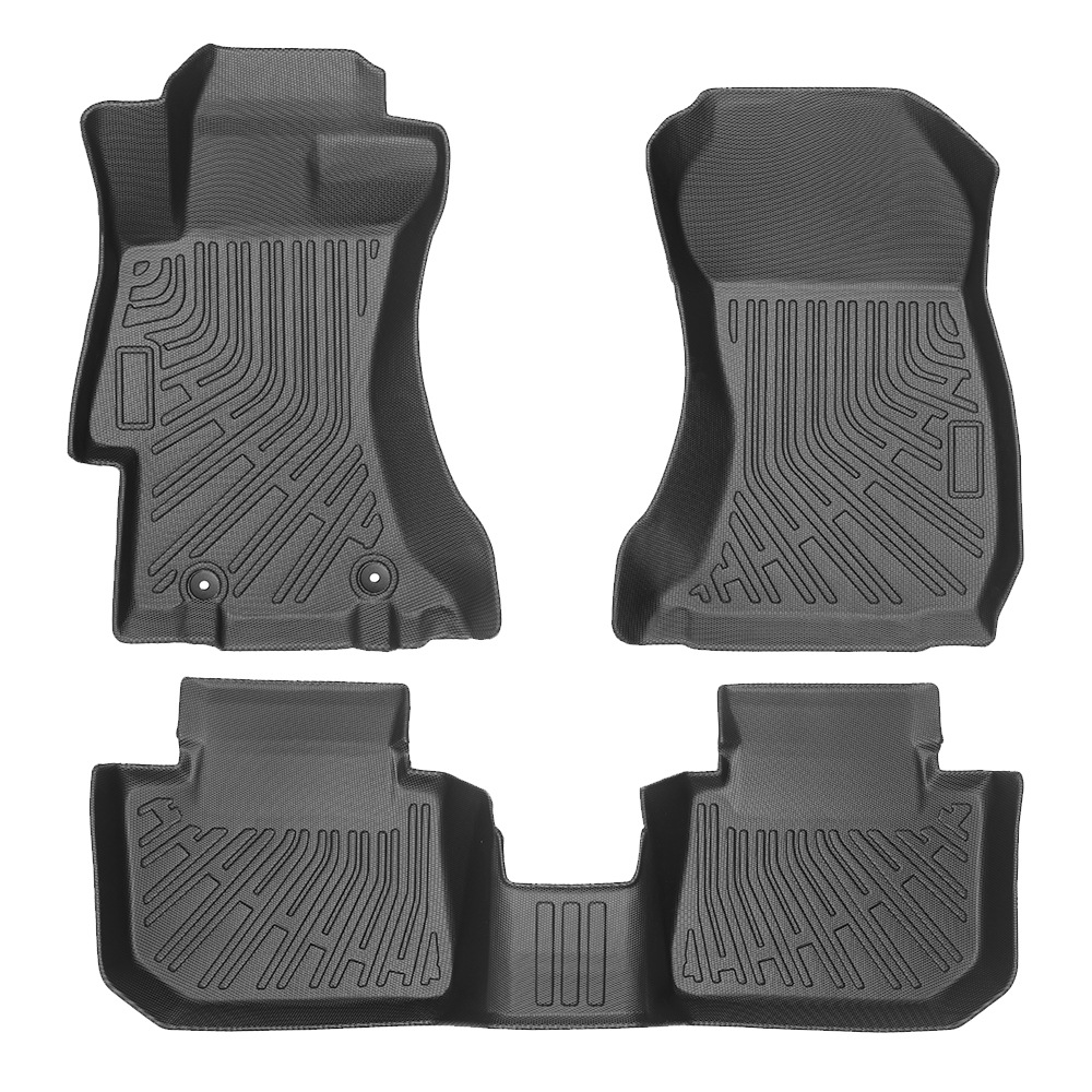 Para Subaru WRX 2015 - 2021 3D todo el tiempo TPE almohadilla para los pies almohadilla del maletero