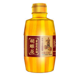 胡姬花古法小榨花生油400ml 小瓶食用油炒菜压榨一级宿舍家用