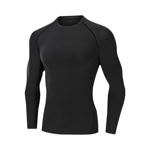 Cross-border quick-dry tight-fitting exercise fitness clothing men's set running pants cycling training top base innerwear high elasticity