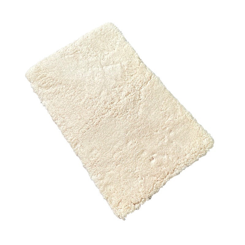 Hermosas alfombras de terciopelo transfronterizas para alfombras de baño de absorción de agua, alfombras de lujo ligeras, alfombras de peluche, alfombras de cama en stock, alfombras
