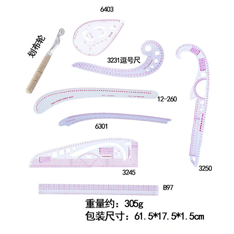 regla de corte, regla de prenda, regla de corte, regla de jaula de manga, regla de corte