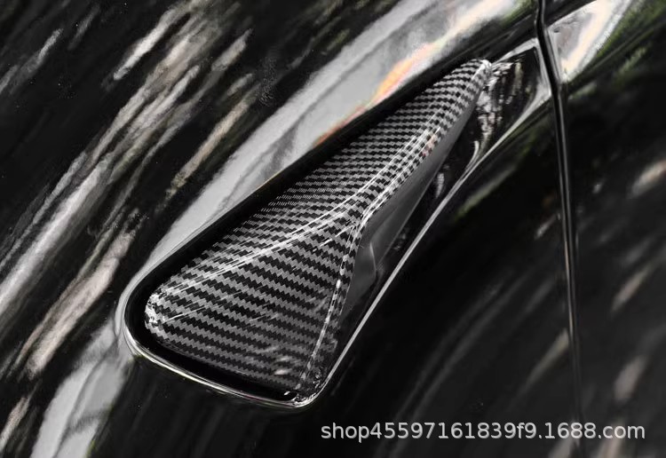 Suitable for 25-Year-Old Tesla Model 3/Y Fender Full-Cover Camera Decorative Cover Protective Cover Modification Accessories
