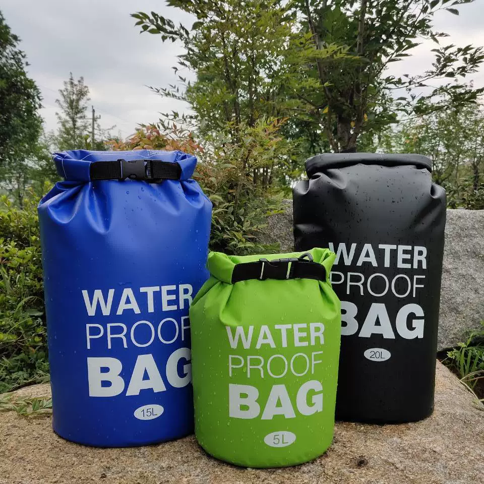 Открытый водонепроницаемый мешок ПВХ сетка рюкзак каяк морской сухой мешок Водонепроницаемый ведро водонепроницаемый мешок шаблон случайный