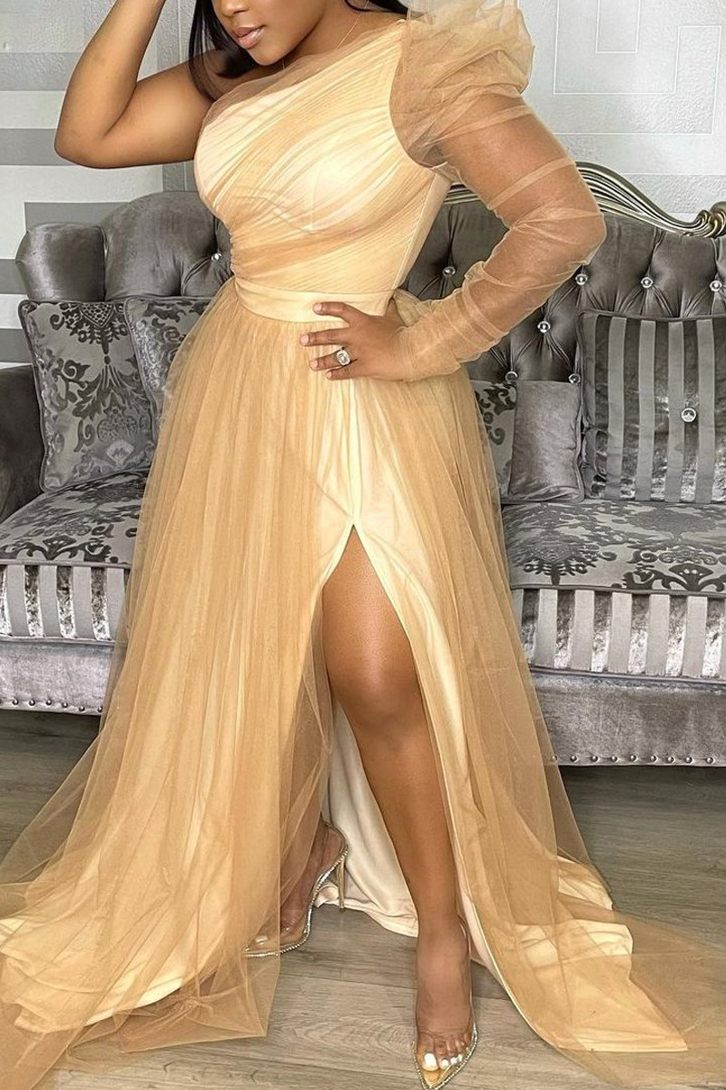 2021 primavera y verano nuevo comercio exterior europeo y americano suelto gran swing vestido de malla image 6