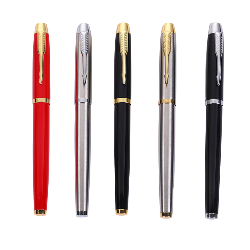 Pluma de metal de negocios fabricante en stock de suministro directo de Metal Bolígrafo de regalo publicidad pluma de firma de impresión LOGOTIPO