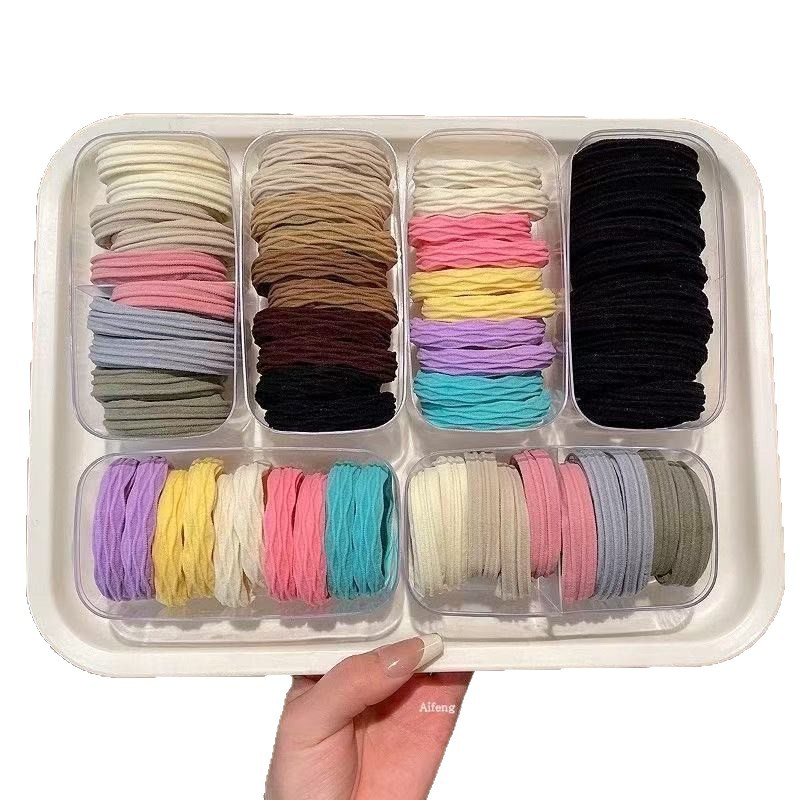 Mascarilla facial de alta elasticidad, lazo para el cabello, cola de caballo alta, cuerda para el cabello sin costuras para niños, no daña el cabello, banda de goma de cuerda para la cabeza para niñas