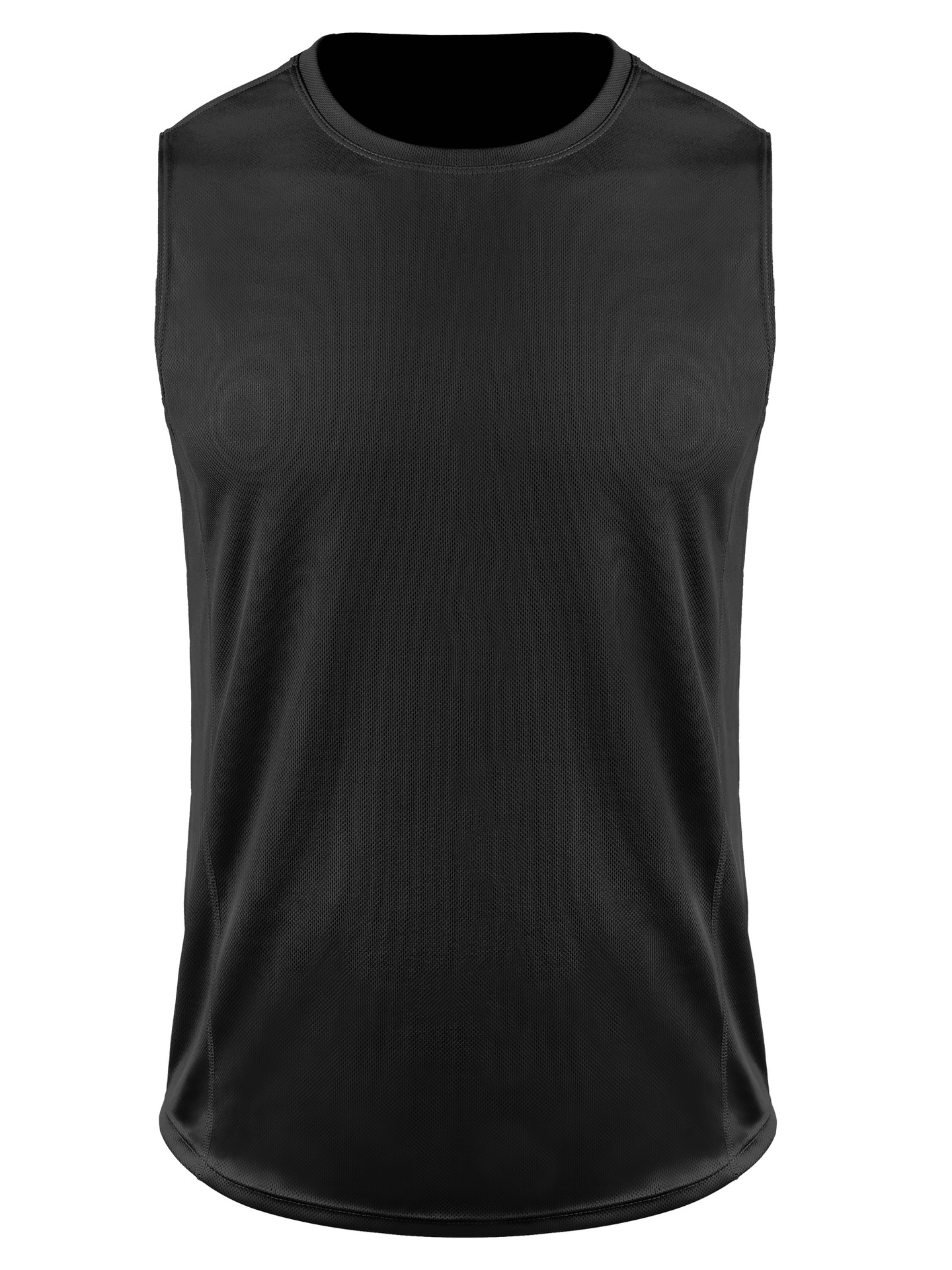 Camiseta de entrenamiento de maratón profesional de bádminton de hombre sin mangas y hombros sueltos deportivos rápidos y transpirables