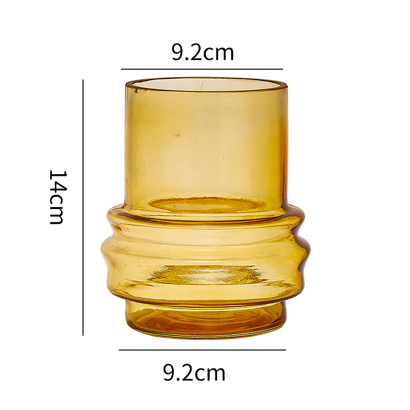 Large mouth amber with gold