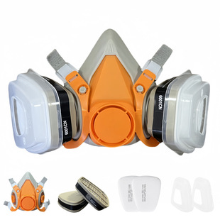 Gas mask spray paint pesticide chemical gas industrial dust grinding welding gas mask cross-border a generation of hair