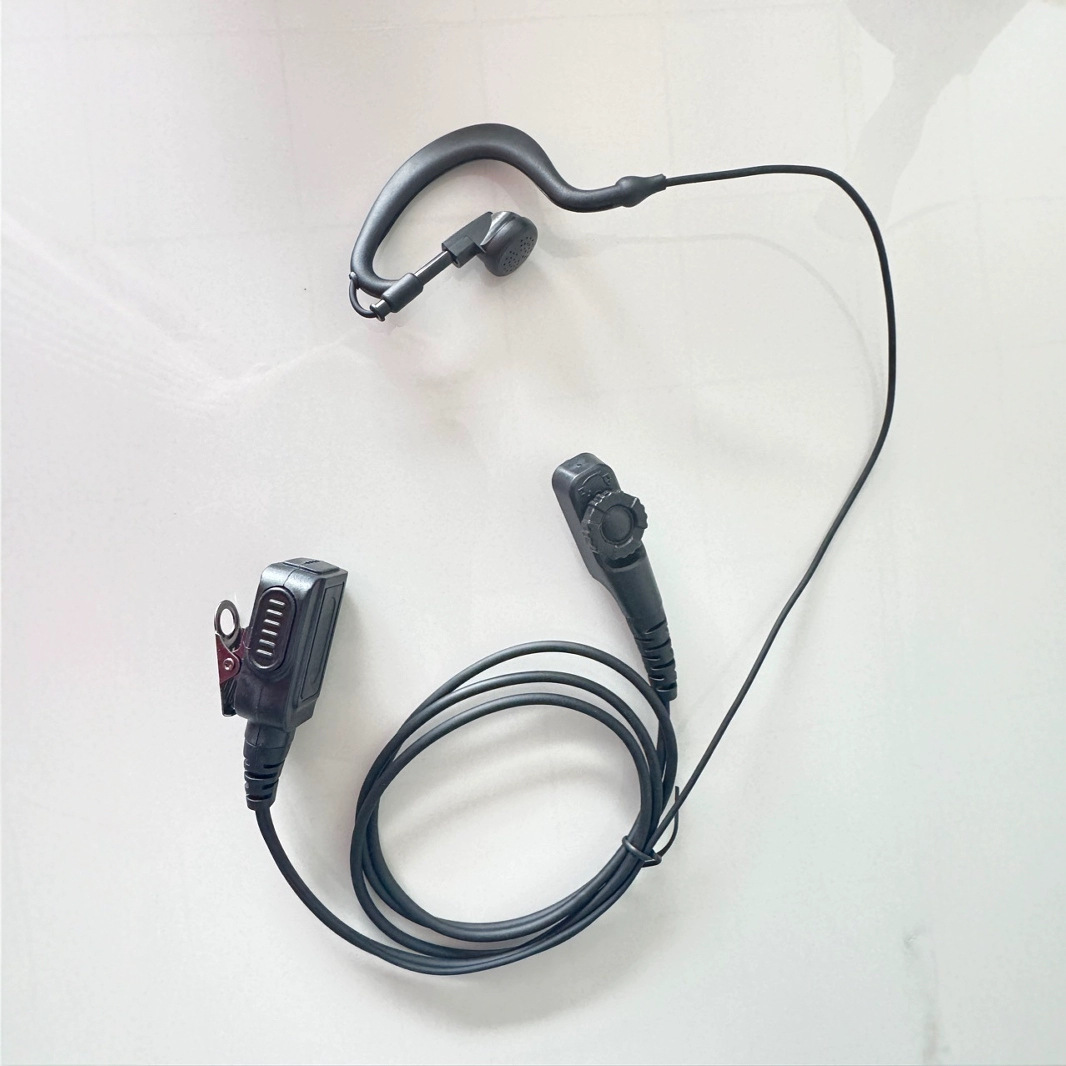 (2개) L2P 무전기 헤드셋 이어훅 헤드셋 케이블에 적합