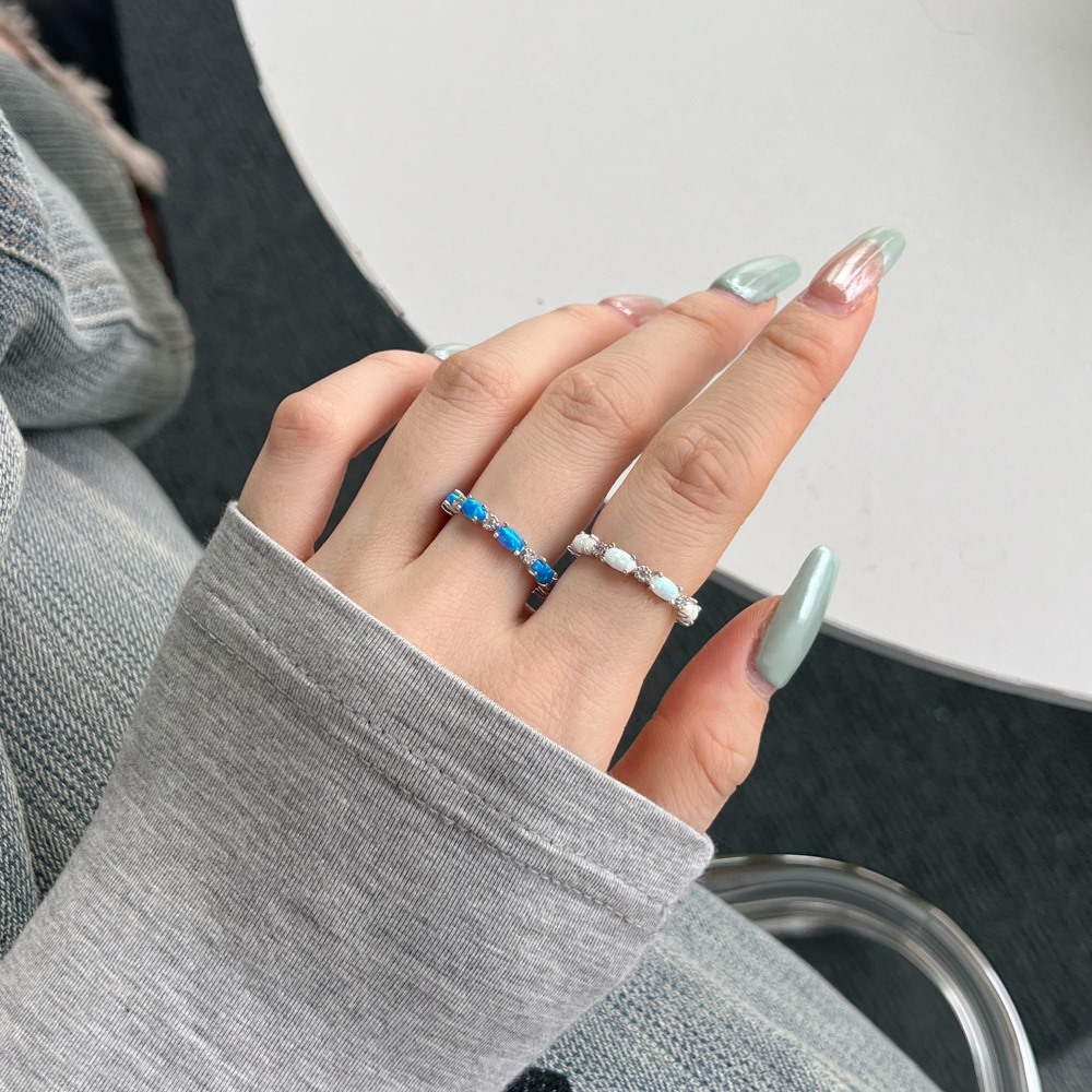 4g Weight Zircon Inlay Material Rings Classification 1 Piece Quantity Holiday, Daily Occasion 925 Sterling Silver Material Geometric Pattern Women's Gender Plating Design Elegant, Glam Style 925 Sterling Silver Zircon Geometric Rings 925 Sterling Silver Rings 26
