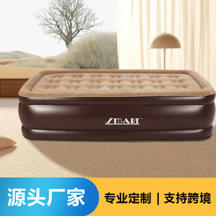Household Single Heightened Inflatable Mattress Portable Storage One-click Inflatable Outdoor Camping Style Thickeneded PVC Factory Direct Delivery