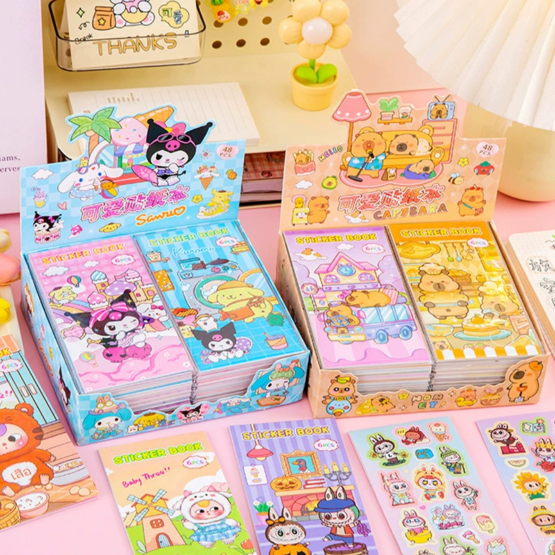 Мультфильм Doudou эта наклейка для девочек дети наклейки декоративный материал ручной книги
