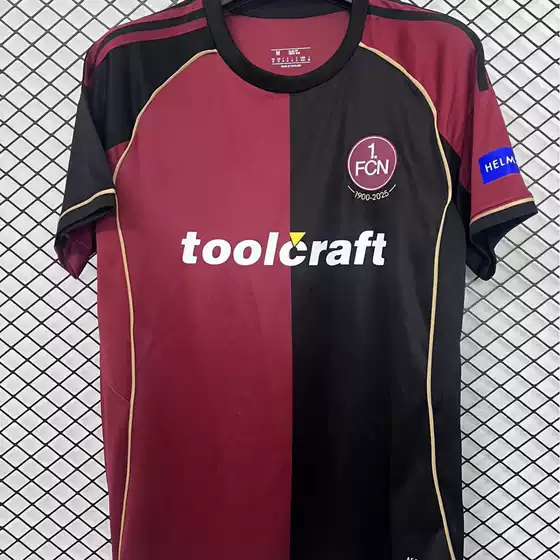 25-26 Soccer Jersey Nürnberg Home Shirt Hannover Forest Home Soccer Jersey Short Sleeve