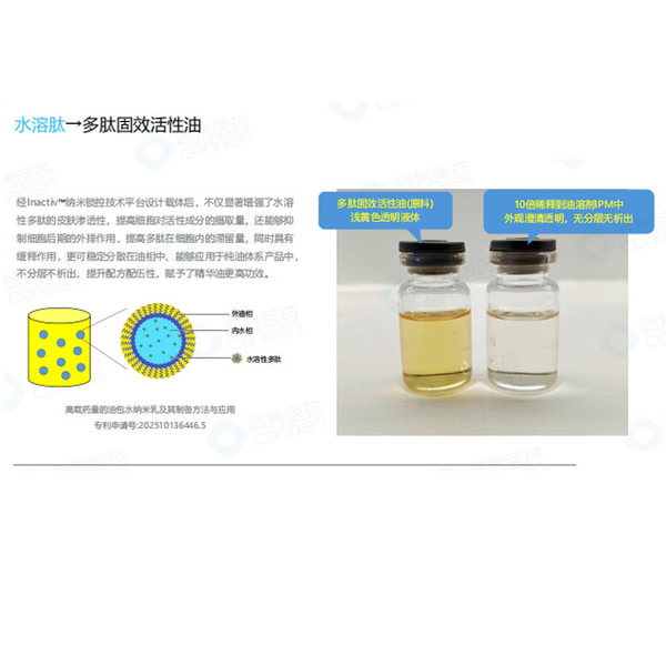 Oil-soluble anti-wrinkle active peptides