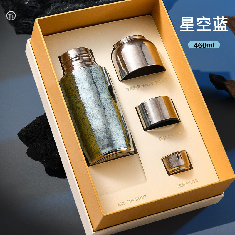 軽量高級レディースチタンカップ 磁気吸引 小容量 ミニ純チタン断熱カップ 高価値 コンパクトポケット フルチタンウォーターカップ|undefined