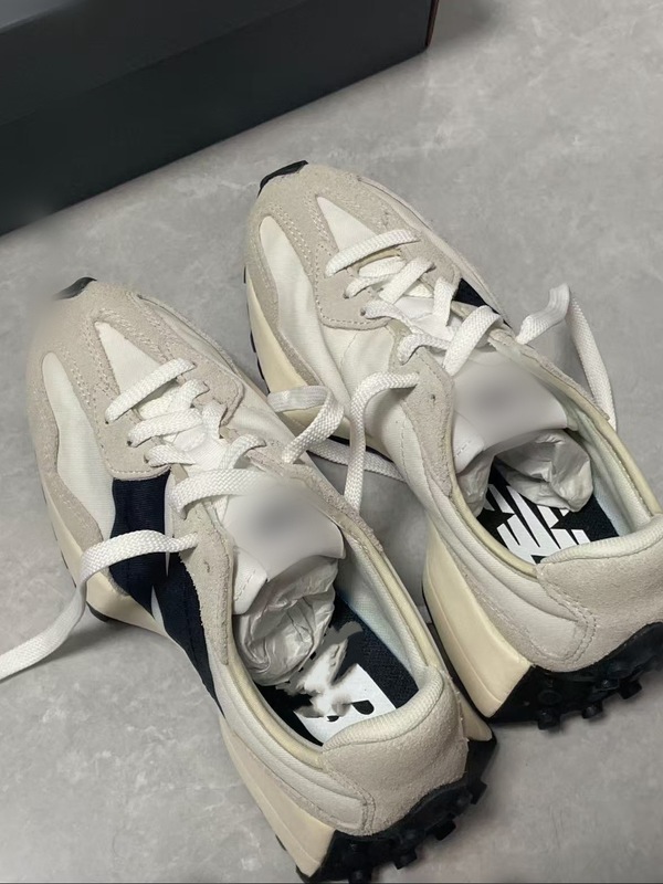 莆田 NB327 スポーツシューズ生地スエードスプライシングアッパーカップルお父さん靴軽量クッション性レトロランニングシューズ|undefined