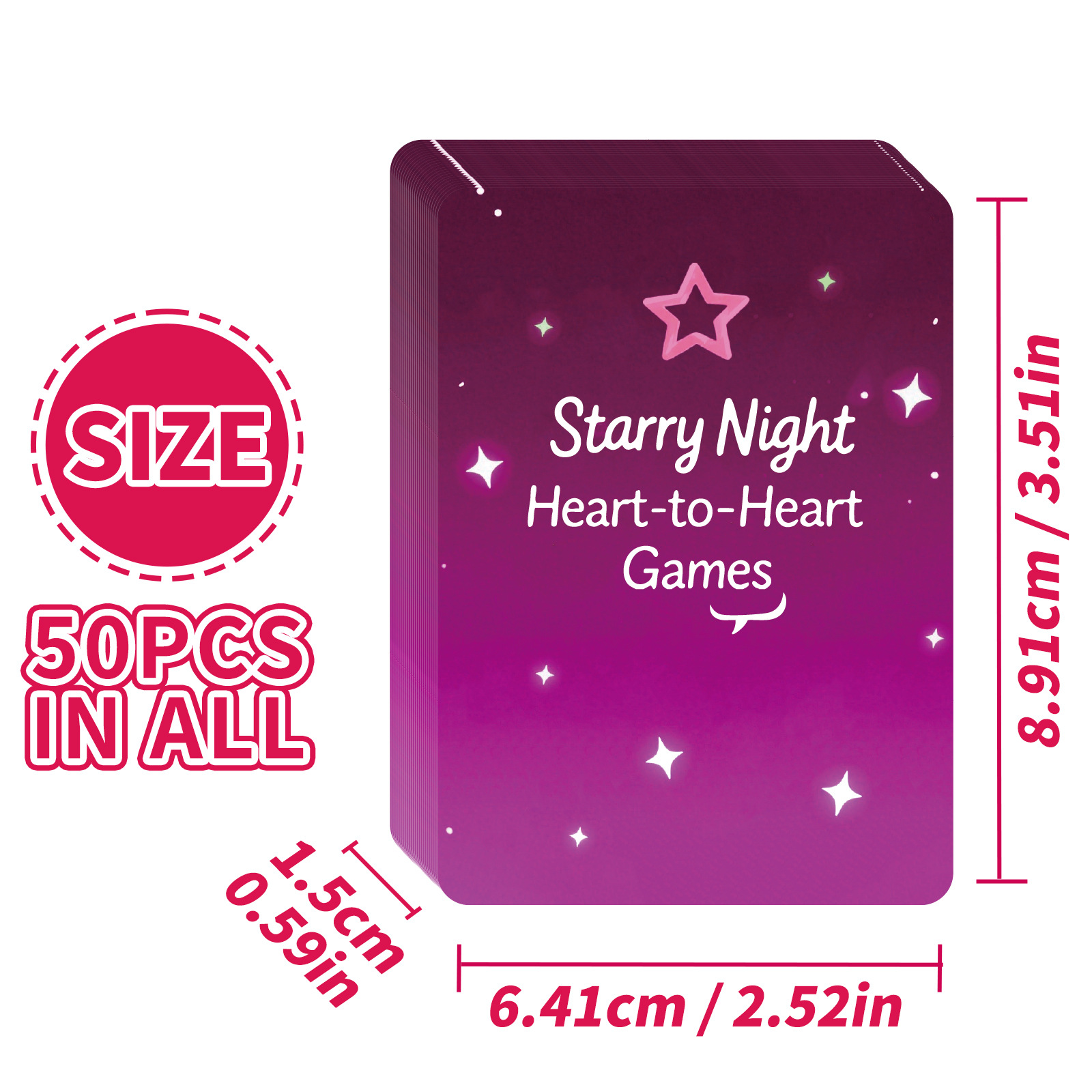 Couple Date Cards 50 Pack Romantic Relationship Interaction Game_voghion.com