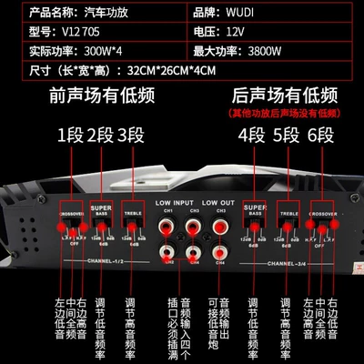 Connected to 4 Doors, Car speaker/subwoofer