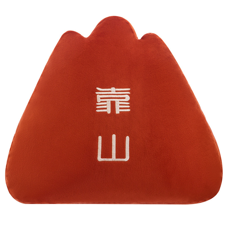 ins style funny mountain pillow little red book popular sofa cushion car plush toy female office cushion