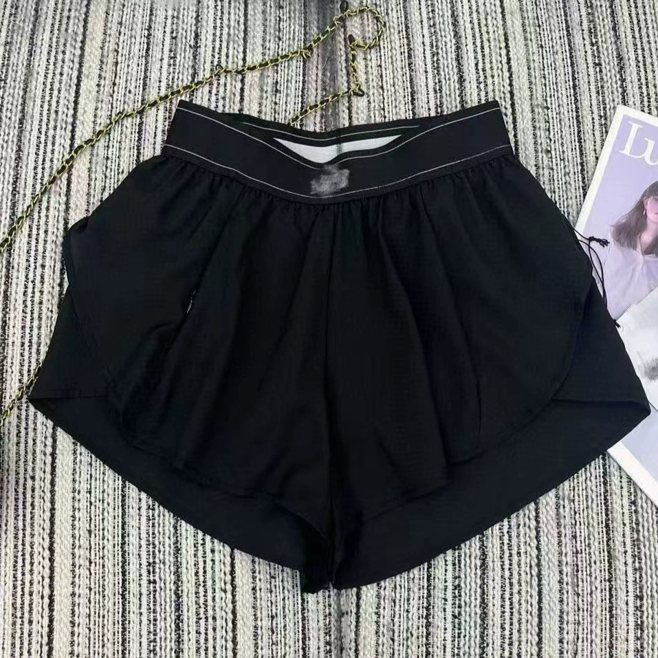 【Nanyou Rose High-end Women's Clothing】25 новых простых темпераментных универсальных повседневных букв эластичных поясных шорт