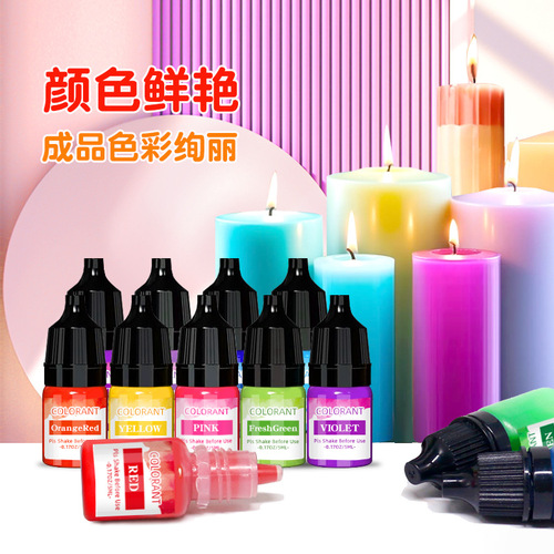 Supply high concentration candle aromatherapy pigment dye colorant handmade DIY soap paint soy wax paraffin dyeing agent 5ml