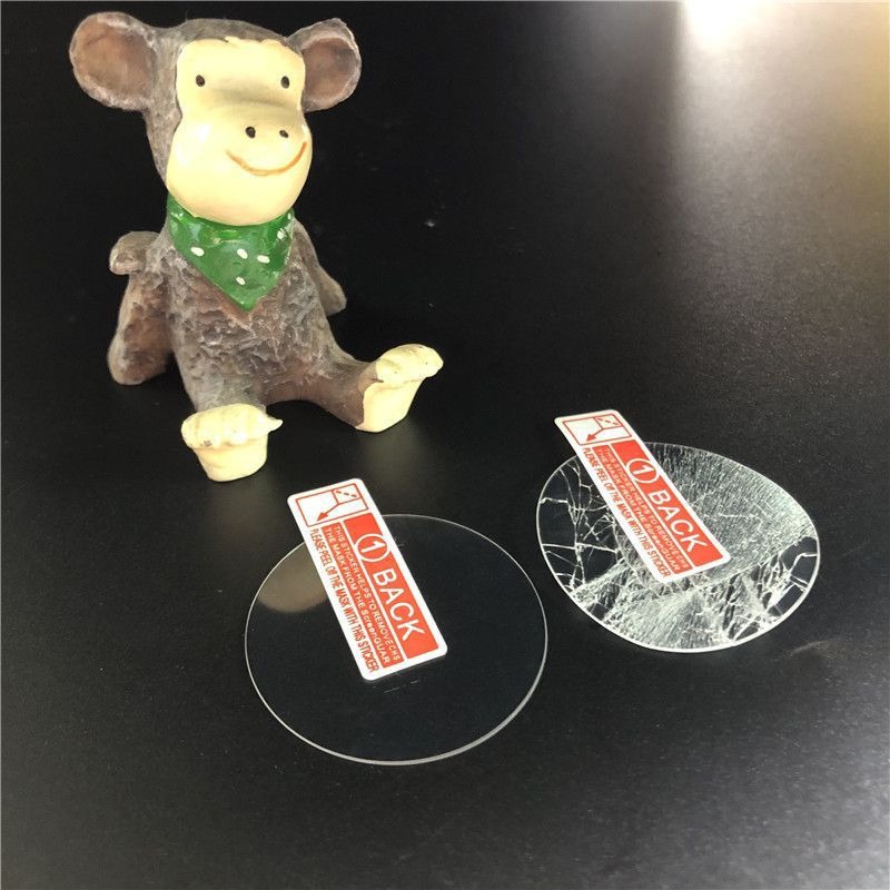 适用圆形手表钢化膜华为三星圆形直径23-42mm手表防爆玻璃保护膜