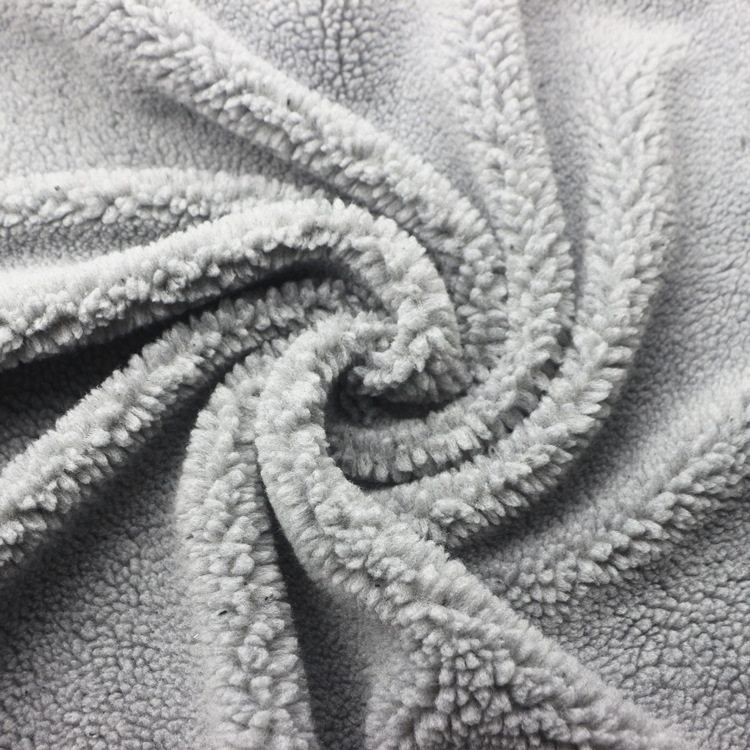 黑点白点彩点纱羊羔绒涤棉仿毛皮加厚舒棉绒颗粒绒泰迪绒羊羔绒布