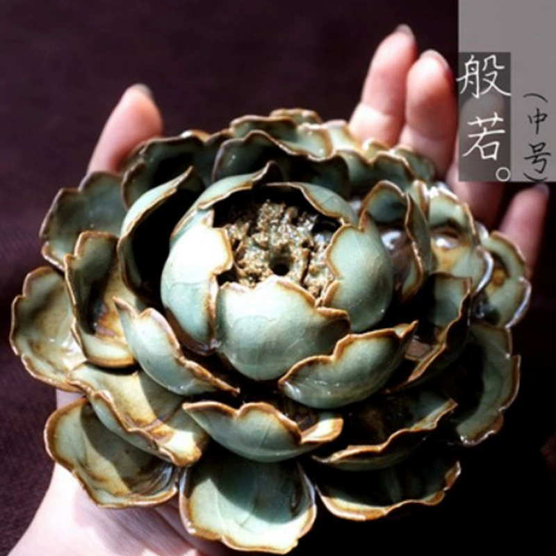 Держатель для благовоний курильница ручной работы керамическая нить для благовоний с обратным потоком благовония Дзен пион ароматерапия Лотос держатель для благовоний тарелка для благовоний Праджня